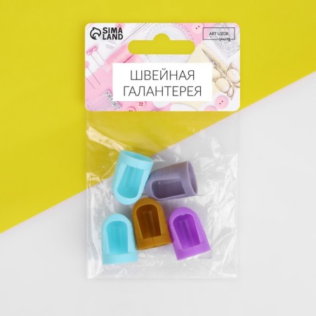 Podzers for long nails, 2.3 × 1.5 cm, 5 pcs, color mix-3