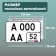 Frame for the car number Delta PRO, square with a latch, plastic, white