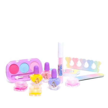 A set of cosmetics for a girl "Housel on wheels", pink, with false nails-12