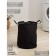 Belly basket Laundry Round Dolyana, 35 × 45 cm, black color