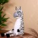 Souvenir "Zebra" hanging paws, wood 40 cm