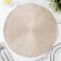 Set of serving napkins on the table “straw”, d = 38 cm, 4 pcs, color gold