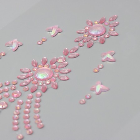 Sticker Plastic Rhubates "Flower Bracelet" MIX 12x20.3 cm-4