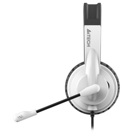 Headphones with A4Tech HS-11 Microphone Black/White 2m Falle headband (HS-11/3.5mm Plug/BLAC 10046-1