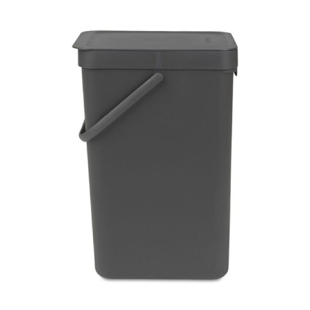 Garbage bucket Brabantia Sort & Go, built -in, gray color, 16 liters-2