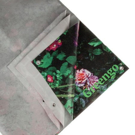 Photo, 250 × 158 cm, with photo printing, eyelets step 1 m, “brick wall”, Greengo-2
