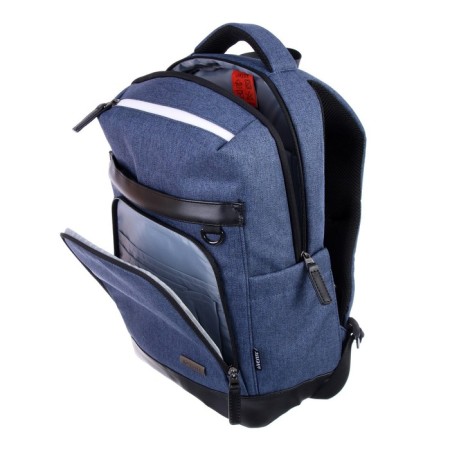 Youth backpack Davente Business, 44 x 32 x 16 cm, ergonomic back, dark blue-16