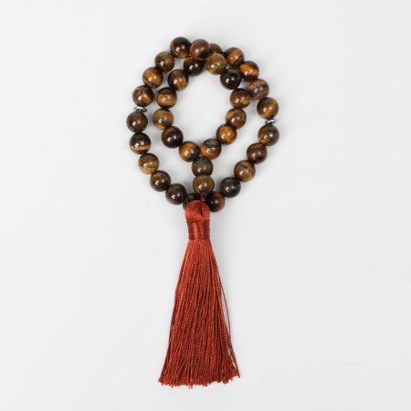Parsing Muslim ball No. 10 "Tiger Eye", 35 beads with jumpers-1