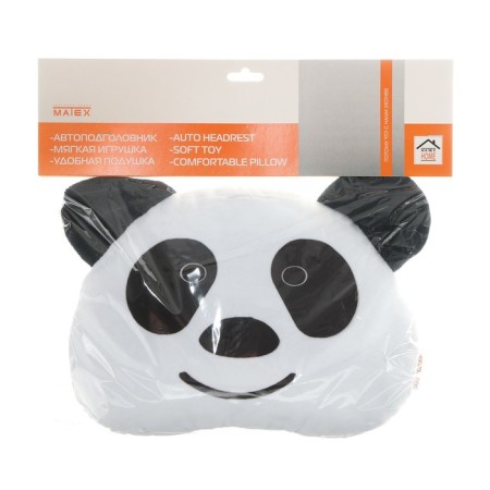Pillow on the headrest Matech, Panda, 34 x 27 x 10 cm, white-7