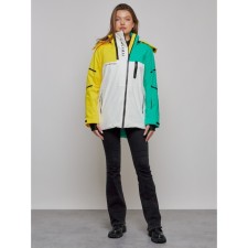 Ski jacket female, size 46, yellow color