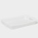 Tray with handles "Rondo", 42.2 × 28.2 × 5.2 cm, white color
