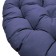 Billy swing pillow, diameter 115 cm, blue color