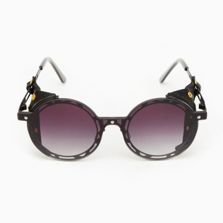 Sunscreen glasses, UV 400, leather curtains, pipe 14.7 cm, width 14.4 cm, lens 7 x 5.5 cm-4