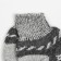 Women's socks “white snowflake”, dark gray color, size 23