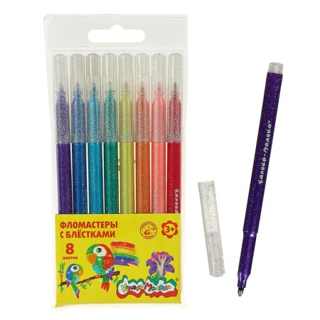 Fleeters 8 colors "Kalyak-Malyak", with sparkles
