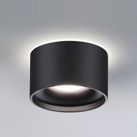 Luminer built -in LED NovOCH. GIRO, 12W, LED, 95x99 mm, black color