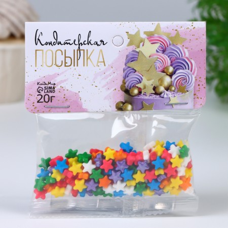 Confectionery Sprinking "Make a desire", mix, 20 g-1