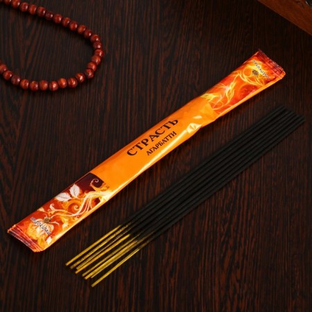 Incense "The Secret of the Night Passion", 8 sticks in soft packaging-2
