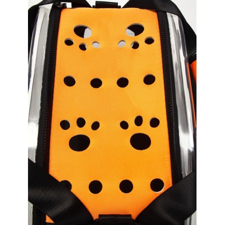 The folding bag is large, the oxford material, 42 x 30 x 25 cm, orange-3
