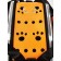 The folding bag is large, the oxford material, 42 x 30 x 25 cm, orange