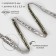 Rhinestones “rectangle”, width - 8 mm, 4.5 ± 0.5 m, silver color