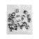 Wheel nuts 14 x 1.5, 21 mm, under the hexagon, cone, open, 20 pcs, ch, h-1109