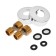 ACCOONA A6275 bath mixer, double -leaf, divertor in the case, with a shower set, chrome