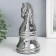 Souvenir Ceramics "Chess Figure. Horse" silver 20.5x10x10 cm