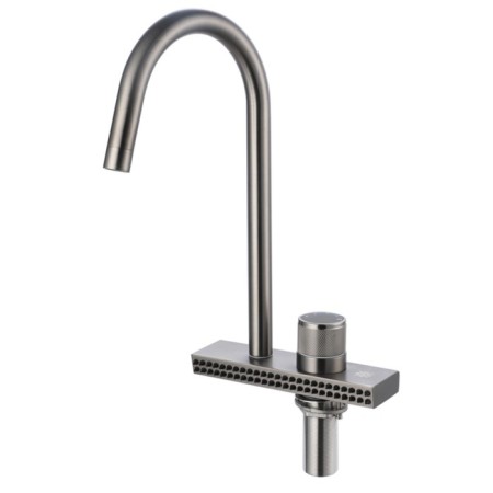 Kitchen mixer "RMS" SUS130PVD-017F, 35 mm cartridge, stainless steel, graphite