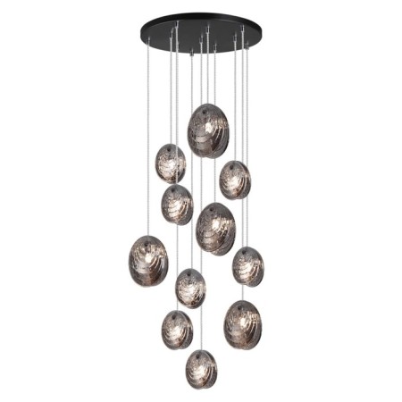 Cascading chandelier Mussels G9 11x40W