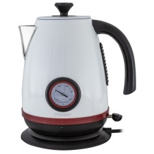Pioneer KE570M kettles, metal, 1.7 l, 2200 watts, white with red