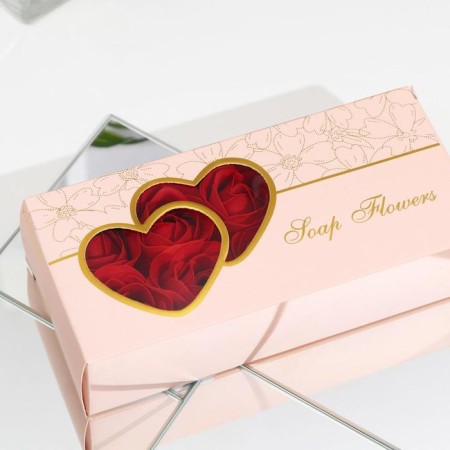 Soap roses, red, set 10 pcs.-1