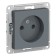 SE ATLASDESIGN socket, 16 A, without salary, mechanism, color barrel