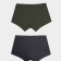 Set of men's panties boxers (2 pcs.), Dark hackie/graphite, river 48 (m)