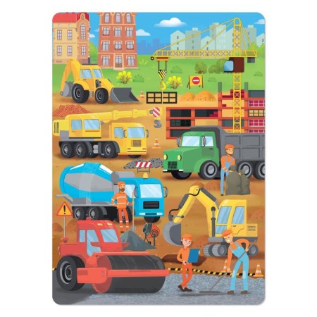 Puzzles children's "Cars at a construction site", 60 elements-2