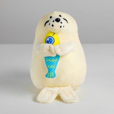 Soft toy "Harsing with a fish", Mix color