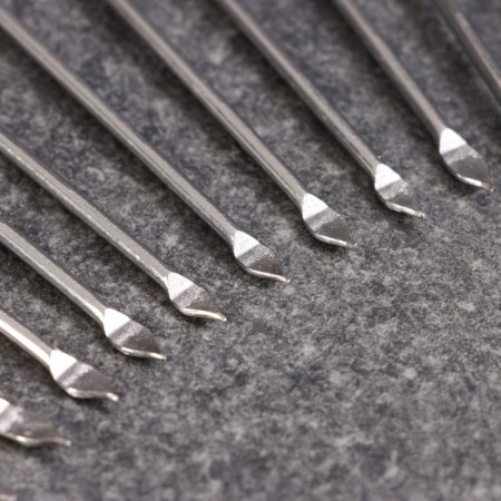 A set of skewers for barbecue, metal, 12 pcs, 35 cm-1
