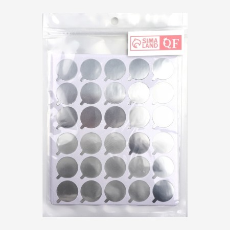Tablet for eyelash extensions, set - 10 sheets, silver color-4