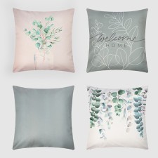 A set of decorative pillowcases 