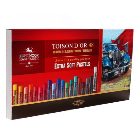 Pastel dry extra-soft art 48 colors, Koh-I-Noor Toison D`or 8556/48-3