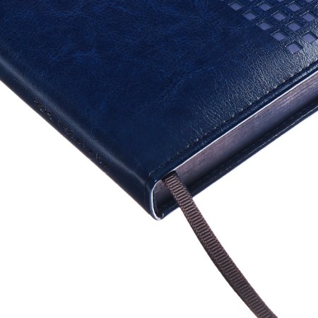 Dated 2025 diary, Escalada, A5 176 sheets, solid cover to leatzers with foam rubber, pancake embossing, perforation on the cover, block 70 g/m2, blue-4