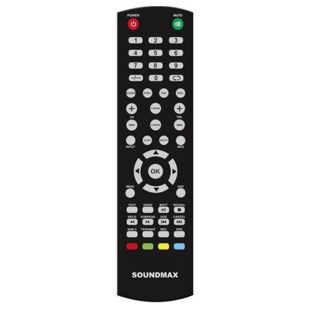 TV Soundmax SM-LED24M11S, 24 ", 1366x768, DVB-T/T2/C, HDMI 1, USB 1, Smart TV, black-4