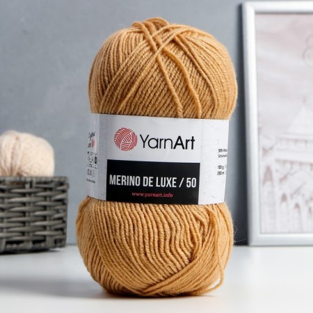 Yarn "Merino de Luxe 50" 50% wool, 50% acrylic 280m/100g (511)