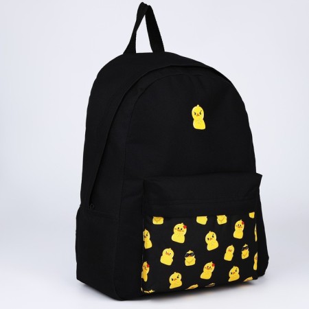 School textile “geese”, with pocket, 29x12x40 color Black-2