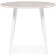 Wooden abylin table marble light gray/white matte metal 90x90x76 cm