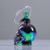 Glass Bong smoking, h-15 cm, "skull"