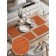 A set of napkins for setting the table "Classic texture", rectangular, rounded edges, size 30x46 cm, 4 pcs