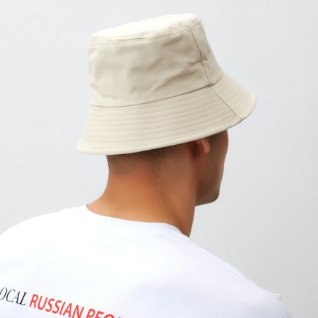Panama Minaku with inscriptions, beige color, rr 56--58-5