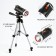 Flight battery flashlight, 30 W, 1200 mAh, LED, COB, USB