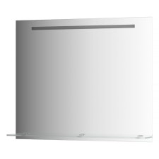 EvoForm mirror, with a shelf built-in LED-light, 6.5W, 90 cm, 90x75 cm